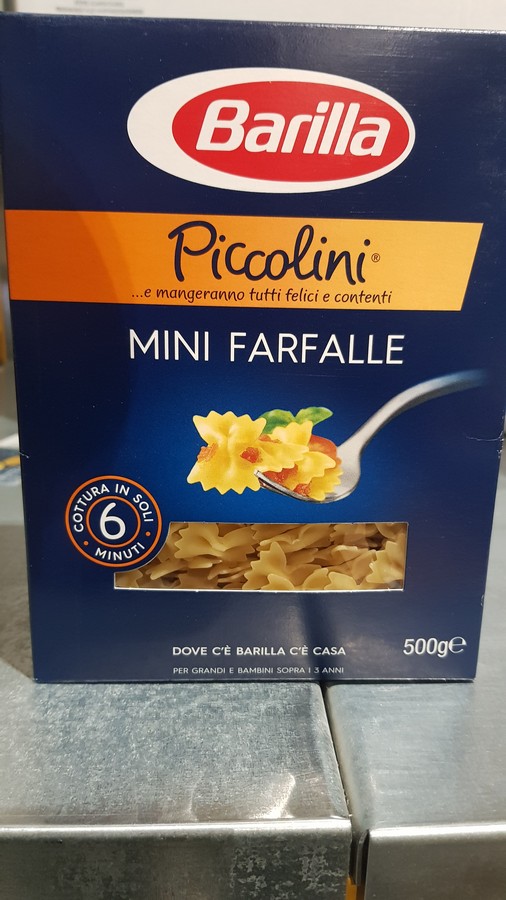 BARILLA MINI FARFALLE Piccolini 500gr Seppi Onlineshop 1 34
